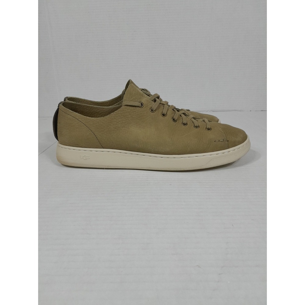 UGG Pismo Men's Sneaker Size 11  Low Nubuk Leather Shoes Khaki Sand